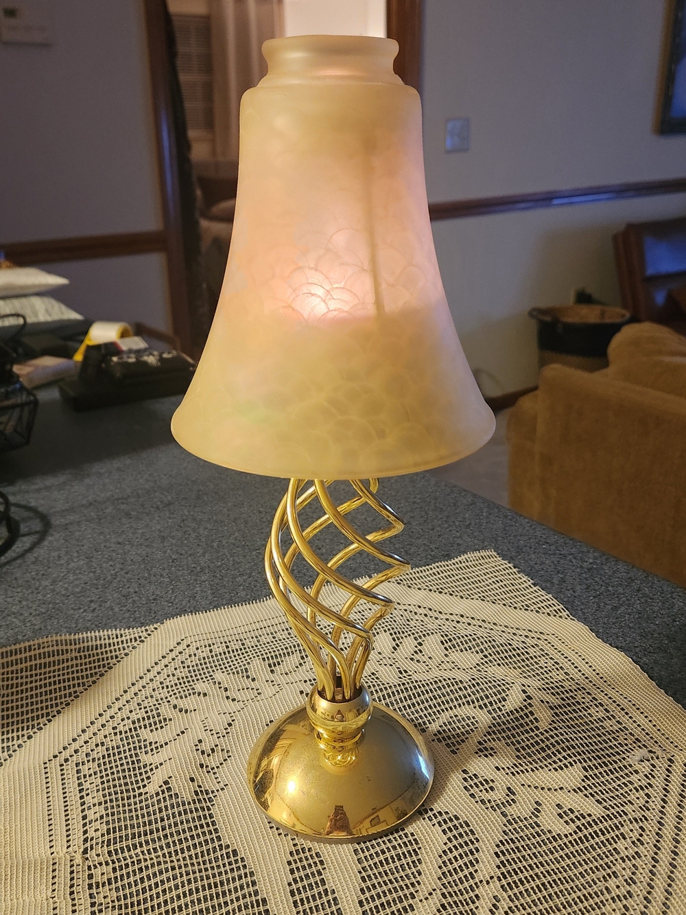 Vintage Partylite Lamp